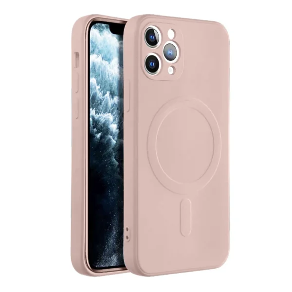Casify Siliconen Hoesje met MagSafe voor iPhone 11 Pro Roze