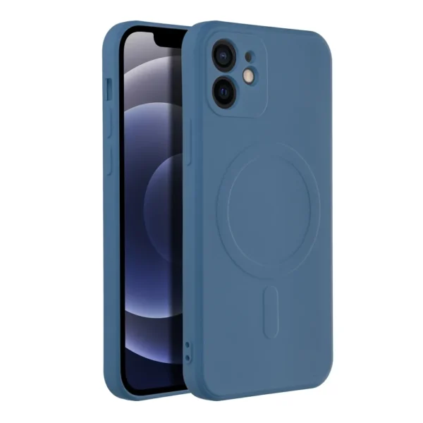 Casify Siliconen Hoesje met MagSafe voor iPhone 12 Blauw