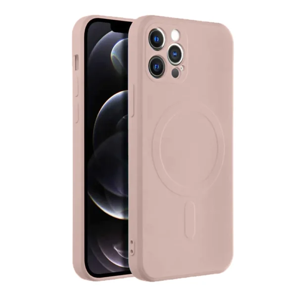 Casify Siliconen Hoesje met MagSafe voor iPhone 12 Pro Roze