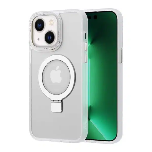 Casify iPhone Hoesje met MagSafe & Kickstand Standaard Mat Transparant2