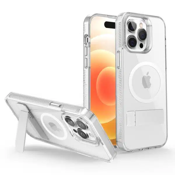 Casify iPhone MagSafe Hoesje met Kickstand Standaard Transparant Pro varianten