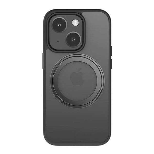 Casify iPhone 15 Plus MagSafe Hoesje met 360° verstelbaar Kickstand Standaard Zwart