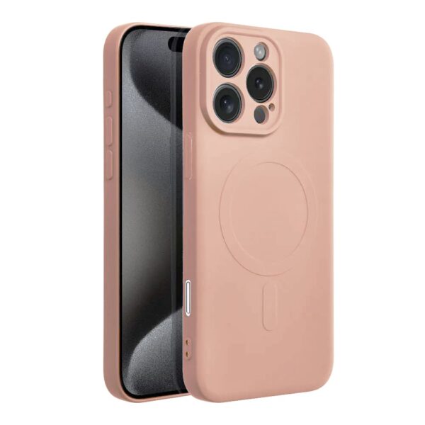 Casify Siliconen Hoesje met MagSafe voor de iPhone 16 Pro Max Roze